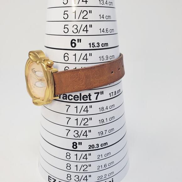 Disney X Timex Dopey Gold Light Brown VTG Watch